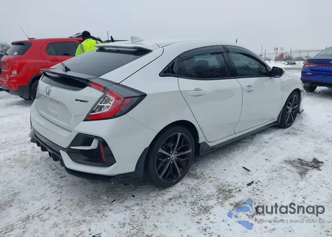 2020 Honda Civic Sport from USA, damaged, VIN SHHFK7H42LU204209